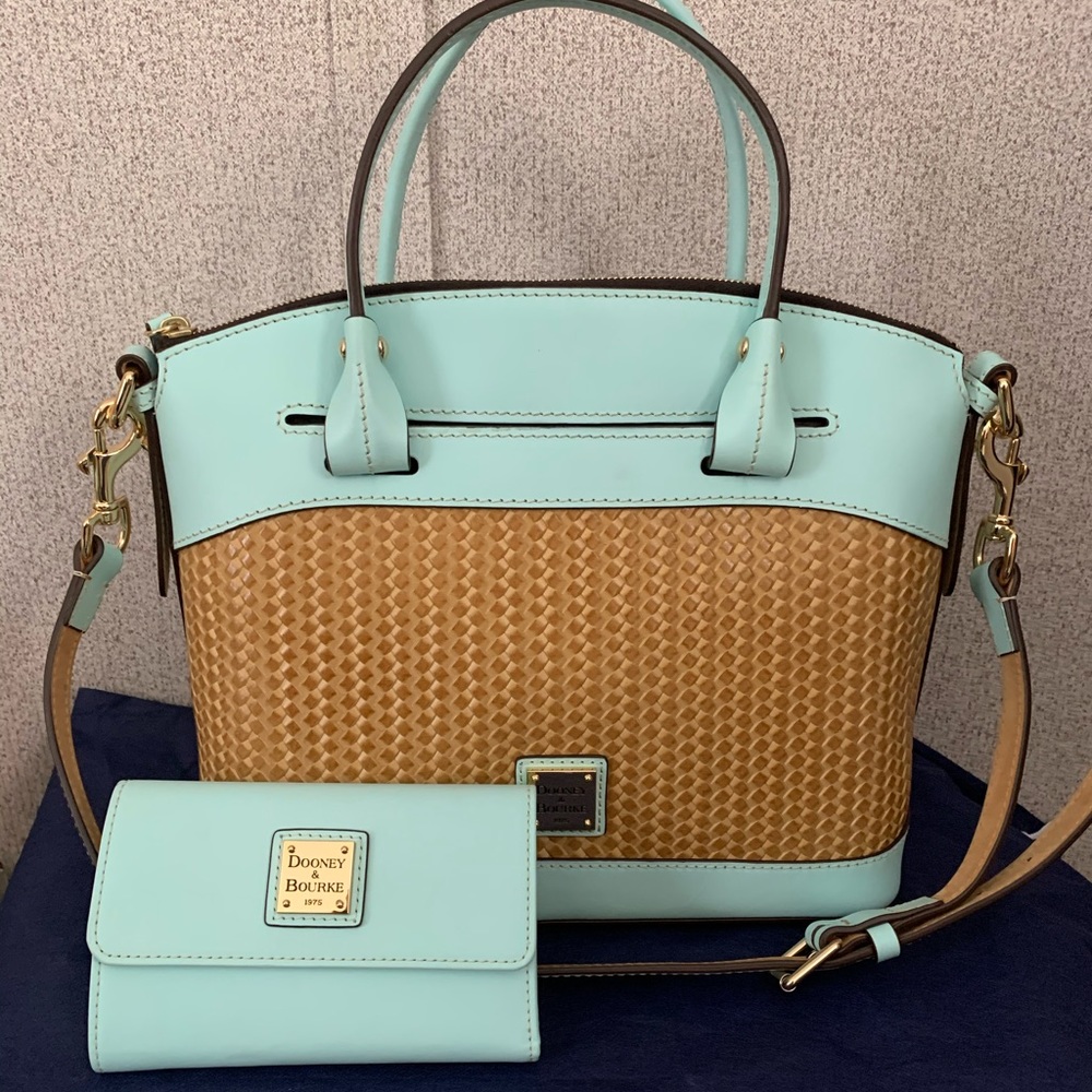 Dooney & Bourke Beacon Woven Domed Satchel